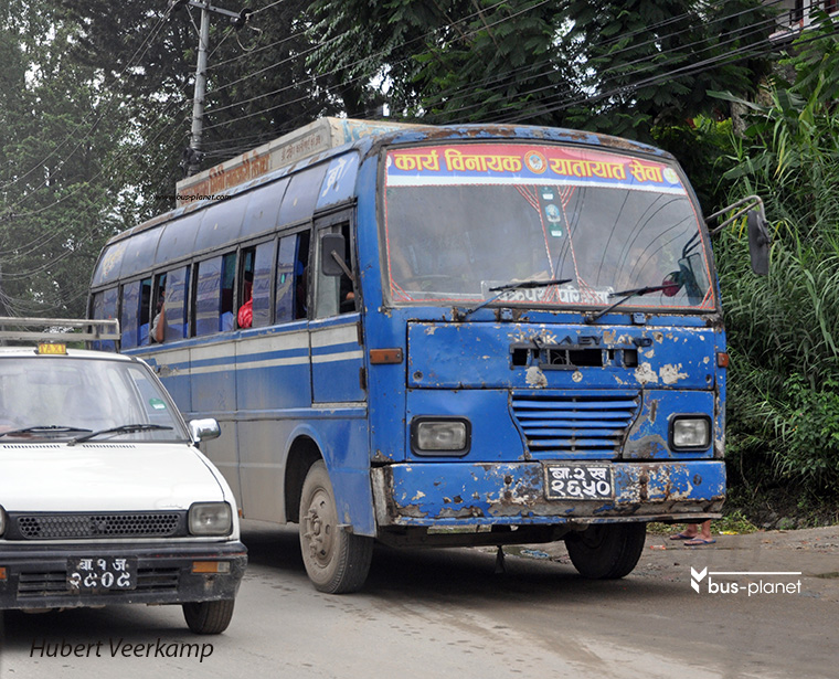Buses in Nepal AshokLeyland